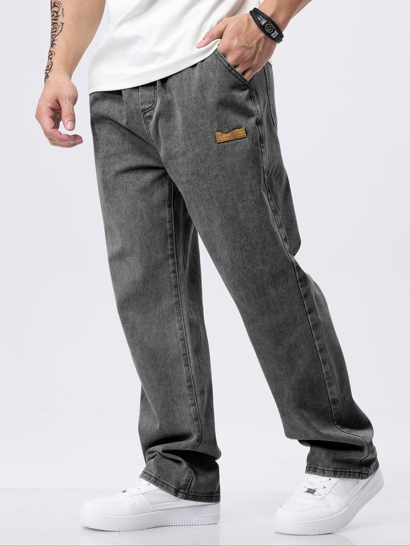 💎 -50% AUF LOCKERE JEANS! 💎 Herren Weites Bein: Bequemer Sitz & Robustes Denim für Streetwear 👖🔥