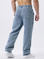 💎 -50% AUF LOCKERE JEANS! 💎 Herren Weites Bein: Bequemer Sitz & Robustes Denim für Streetwear 👖🔥
