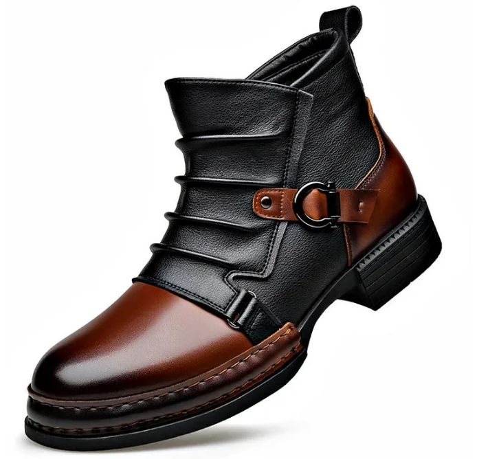 👞🔥JETZT 50 % RABATT! ⏰ Herren-Ankle-Boots aus echtem Leder – Strapazierfähig, stylisch und ganztägiger Tragekomfort für Freizeit und Beruf 🔧