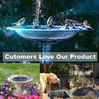 💎 -50% SOLAR-SPRINGBRUNNEN! 💎 4 Düsen, Kabellos & Schwebend für Garten, Teich & Vogelbad