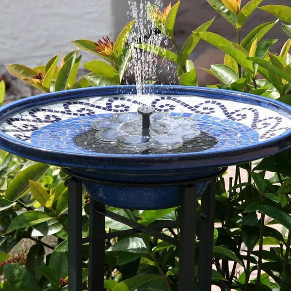 💎 -50% SOLAR-SPRINGBRUNNEN! 💎 4 Düsen, Kabellos & Schwebend für Garten, Teich & Vogelbad
