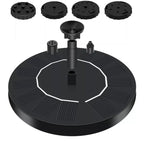 💎 -50% SOLAR-SPRINGBRUNNEN! 💎 4 Düsen, Kabellos & Schwebend für Garten, Teich & Vogelbad