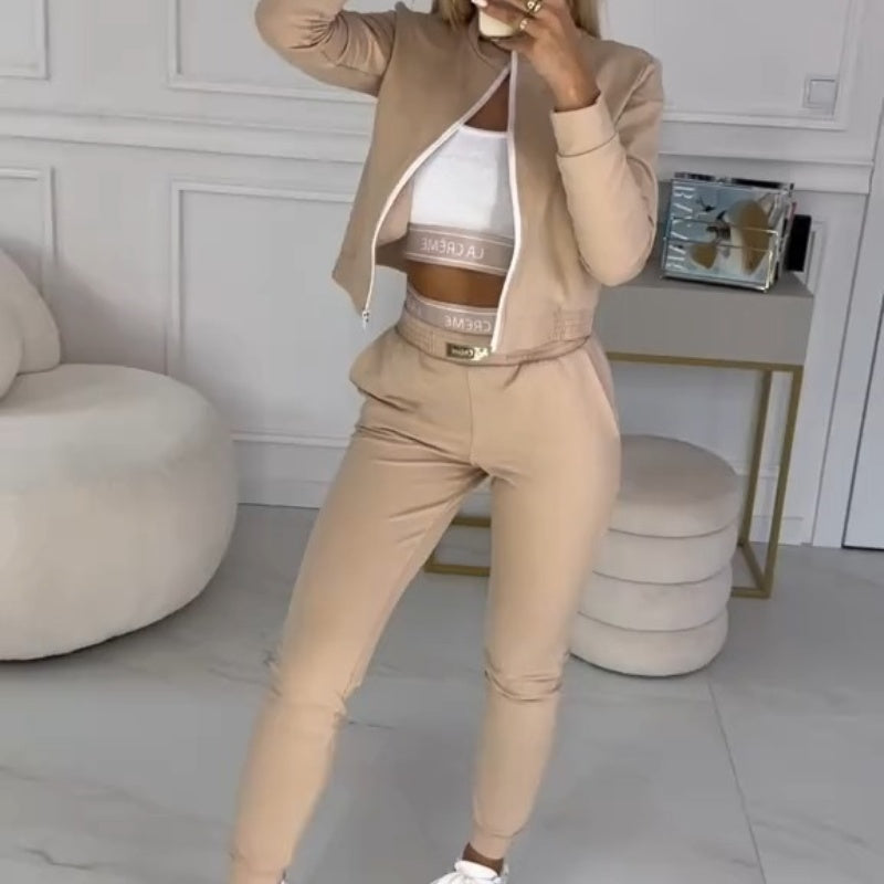 🎉New Year’s Hot Sales - 49% OFF😍Women's 3-Piece Zip-Up Tracksuits