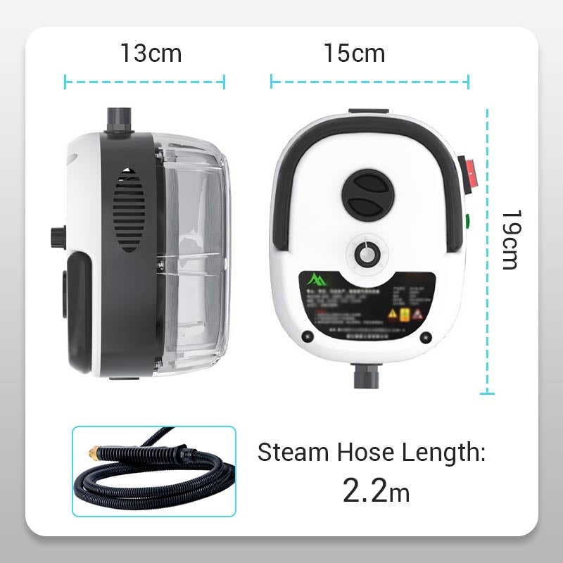 💨 INDUSTRIELLE DAMPFREINIGER 2500 W – Chemikalienfreie Desinfektion und Fettentfernung, ideal für Küchen 🌟🧼