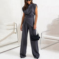 🌟 Elegant solid color two-piece set|Buy more and save more, unlock a high-end 👗 atmosphere