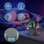 ⚡️ Exklusiver Sale – 55 % Rabatt! 📱 3-in-1 Faltbare Magnetladestation – Perfekt für Zuhause, Büro und unterwegs ✨ | 15 W Schnellladung, für mehrere Geräte und kompakt! 📱⌚