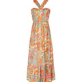 🌺Cross Halter Sleeveless Floral Printed Dress💃
