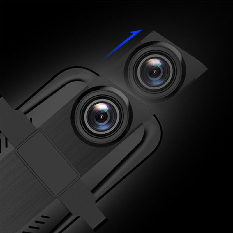 10" 1080P Rückspiegel-Dashcam - Nachtsicht & Parkmodus für Auto-DVR - Inkl. 64GB Speicherkarte
