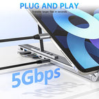 🖥️Neu eingetroffen – Sonderangebot – 15 % Rabatt!⚡USB-C-Dockingstation und Laptop-Ständer mit 4K-HDMI