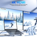 🖥️Neu eingetroffen – Sonderangebot – 15 % Rabatt!⚡USB-C-Dockingstation und Laptop-Ständer mit 4K-HDMI