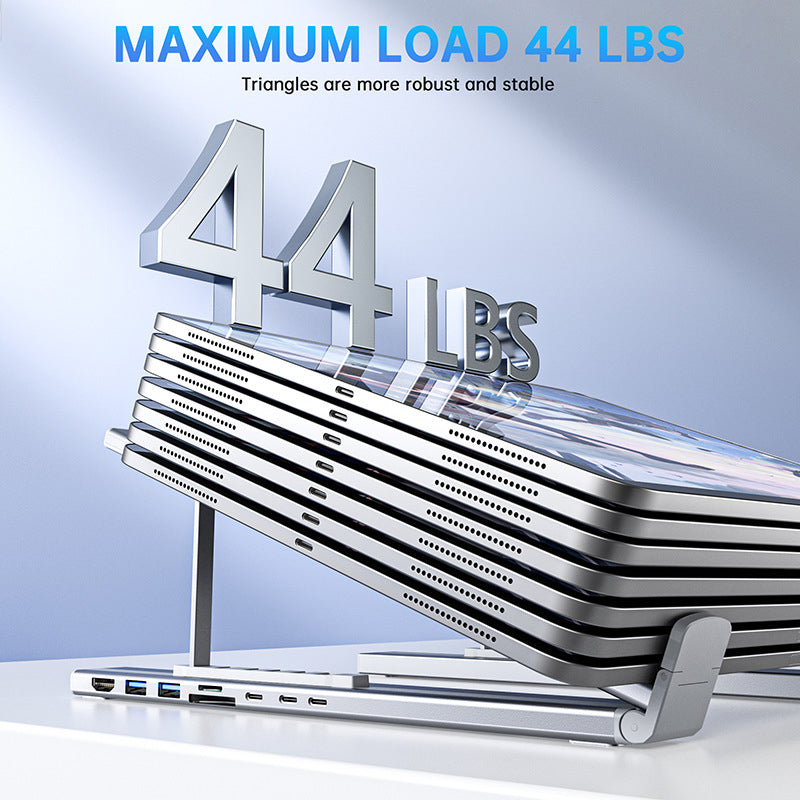 🖥️Neu eingetroffen – Sonderangebot – 15 % Rabatt!⚡USB-C-Dockingstation und Laptop-Ständer mit 4K-HDMI