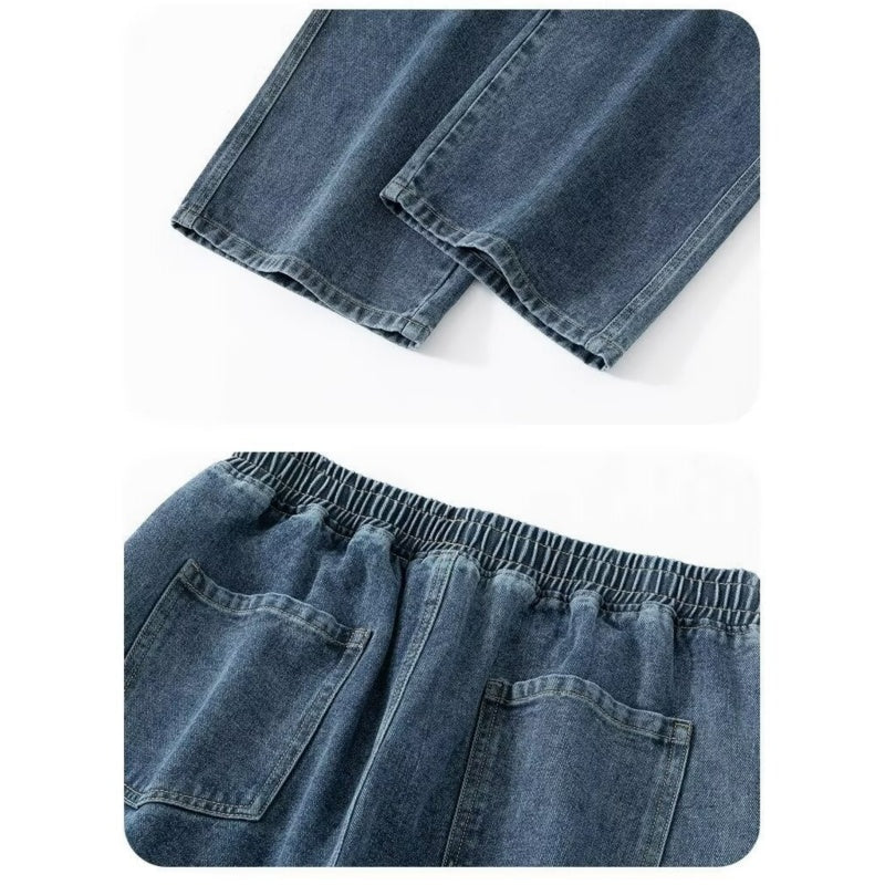 💎 -50% AUF LOCKERE JEANS! 💎 Herren Weites Bein: Bequemer Sitz & Robustes Denim für Streetwear 👖🔥