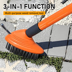 3-in-1-Set mit Drahtbürsten zur Unkrautentfernung