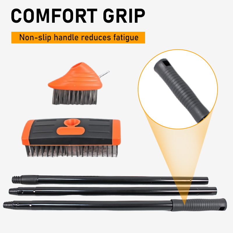 3-in-1-Set mit Drahtbürsten zur Unkrautentfernung