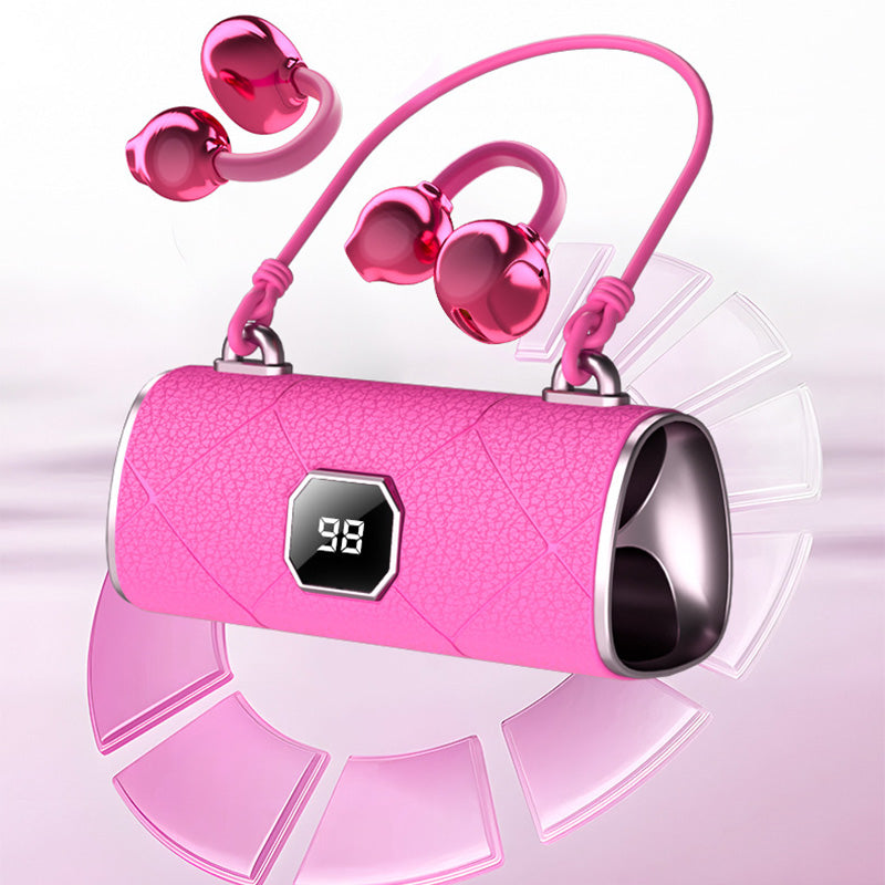 ❤️Modische kabellose Clip-On-Kopfhörer mit Handtasche❤️