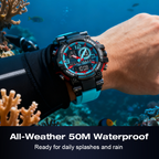 🔈🔈Zeitlich begrenztes Angebot: 50 % RABATT⌚Multifunktionale wasserdichte digitale LED-Uhr
