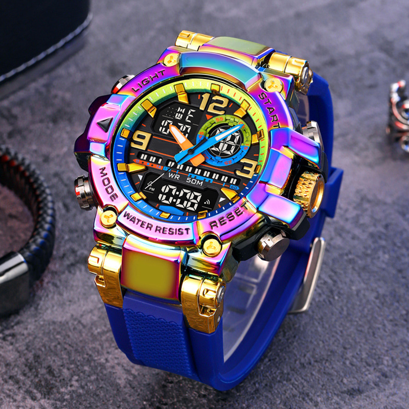 🔈🔈Zeitlich begrenztes Angebot: 50 % RABATT⌚Multifunktionale wasserdichte digitale LED-Uhr