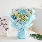 💐 Muttertag 💕 Handgefertigter, zarter gehäkelter Blumenstrauß