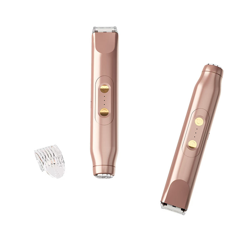 🚨 Pink AUSVERKAUFT!! SCHNELL ZUGREIFEN ⚡ Bikini-Trimmer für Damen, elektrischer Rasierer und Rasierer, wiederaufladbarer 2-in-1-Epilierer für Körper und Gesicht, Achseln und Beine, IPX7 wasserdicht