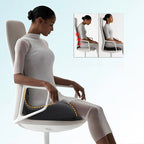 🪑 50% RABATT ! ✨ Ergonomisches Sitzkissen mit Lordosenstütze – Atmungsaktiver Sitzkomfort für Büro & Auto 🧘‍♂️
