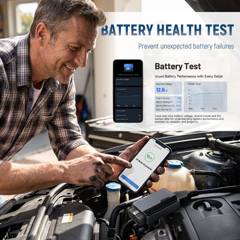 💎 66% RABATT! 💎 All-System-Fahrzeugdiagnosetool mit Live-Daten – Komplette Systemprüfung, Echtzeitüberwachung & Batterietest