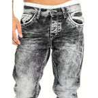 🔥Solange der Vorrat reicht 40 % Rabatt!🎉Kreative Stretch-Jeans für Herren, minimalistischer Stil, ideal für den Sommer, Emo-Stil