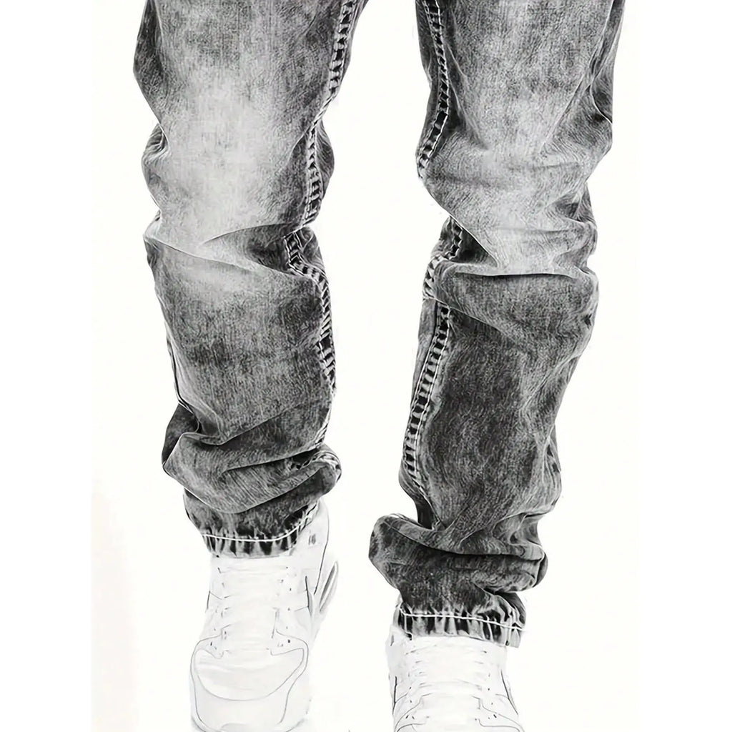 🔥Solange der Vorrat reicht 40 % Rabatt!🎉Kreative Stretch-Jeans für Herren, minimalistischer Stil, ideal für den Sommer, Emo-Stil