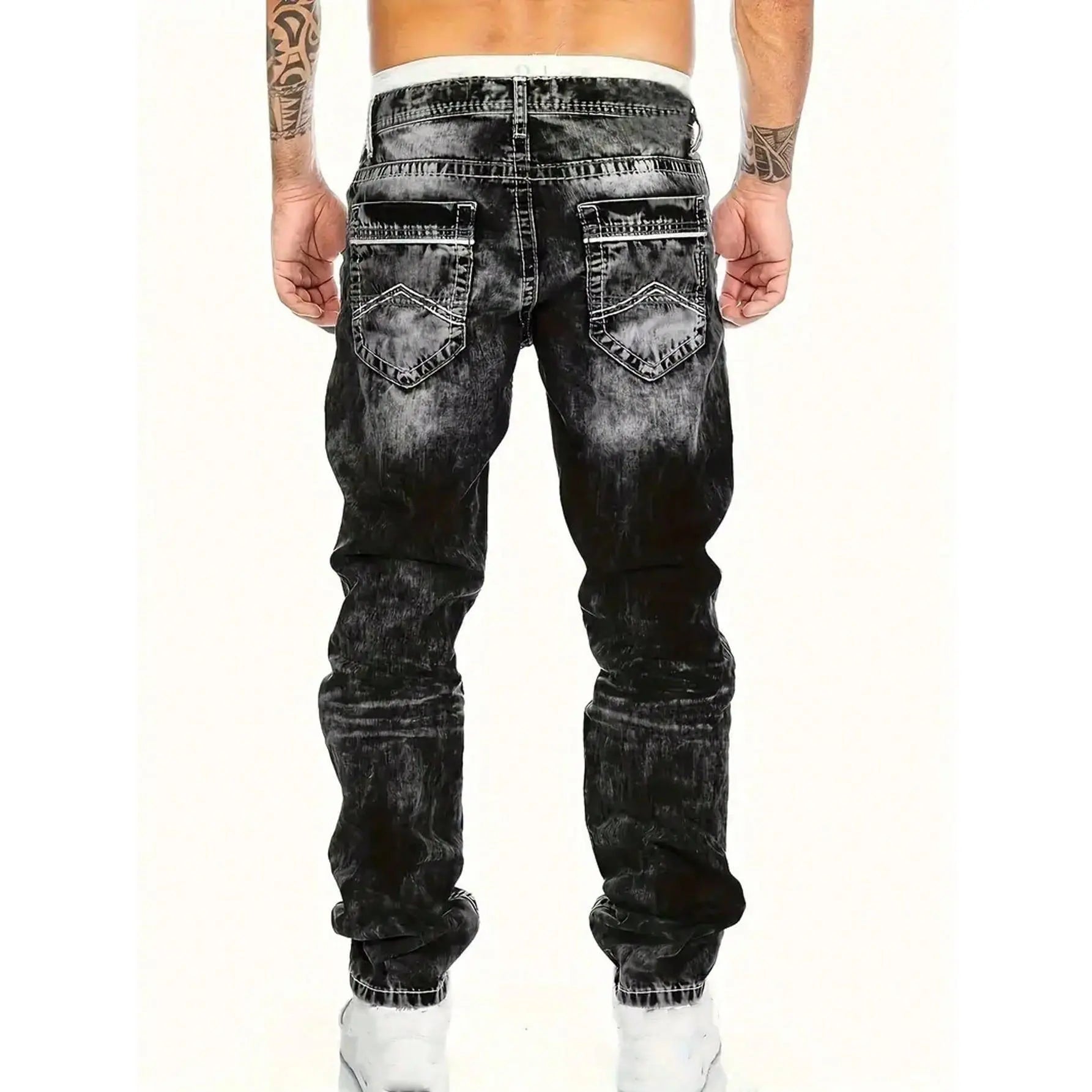 🔥Solange der Vorrat reicht 40 % Rabatt!🎉Kreative Stretch-Jeans für Herren, minimalistischer Stil, ideal für den Sommer, Emo-Stil