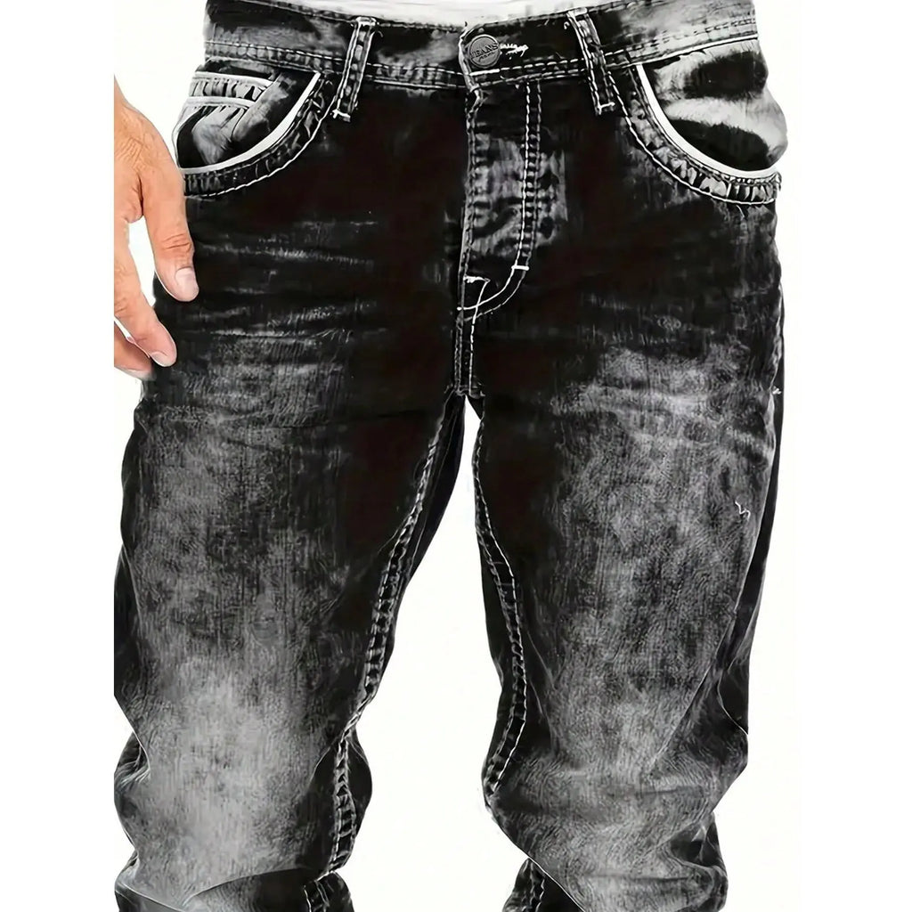 🔥Solange der Vorrat reicht 40 % Rabatt!🎉Kreative Stretch-Jeans für Herren, minimalistischer Stil, ideal für den Sommer, Emo-Stil