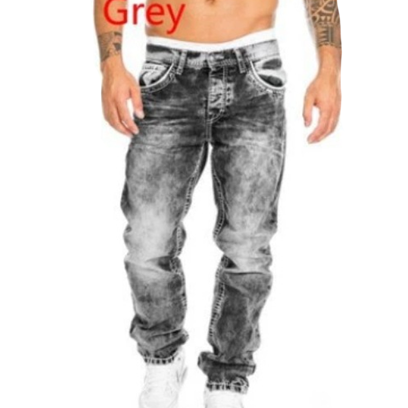 🔥Solange der Vorrat reicht 40 % Rabatt!🎉Kreative Stretch-Jeans für Herren, minimalistischer Stil, ideal für den Sommer, Emo-Stil