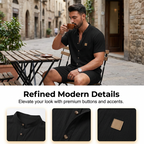 👔 LIMITIERTES ANGEBOT: 50% RABATT! ☀️ Stehkragen-Kurzarmhemd für Herren – Atmungsaktiv, Lockere Passform & Vielseitig ✨