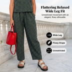 Sommerliches Outfit mit Tanktop und Hose im Vichy-Karo-Muster