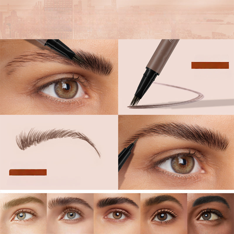 🔥Solange der Vorrat reicht 40 % Rabatt!🎉2-in-1 wasserfester flüssiger Augenbrauenstift