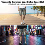 Destroyed-Jeansshorts für Herren mit Patches – lässig, auffällig & bequem