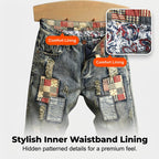 Destroyed-Jeansshorts für Herren mit Patches – lässig, auffällig & bequem