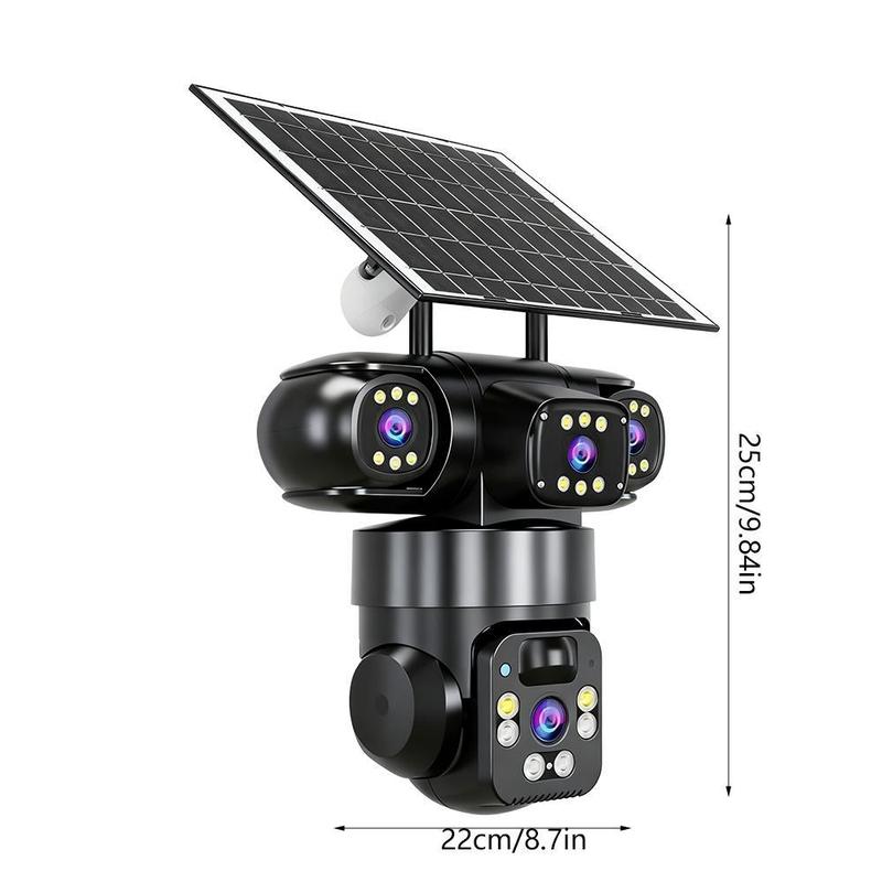 🔎 50% RABATT! 📷 6K 9MP 3-Linsen Outdoor-Kamera – 10x Zoom, 360° PTZ, Farb-Nachtsicht & IP66 wasserdicht – perfekt für Rundumschutz 🛡️