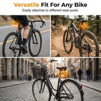 Intelligente Fahrradbeleuchtung 🔦 Drahtloses Blinklicht + ferngesteuerte Richtungsanzeige 💡 Hohe Sichtbarkeit, wasserdicht, Schnellladung👀
