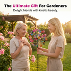 🌞☀️ Solarbetriebener Windspinner für den Garten ✨🌸 Schöne Gartendekoration!