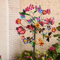 🌞☀️ Solarbetriebener Windspinner für den Garten ✨🌸 Schöne Gartendekoration!