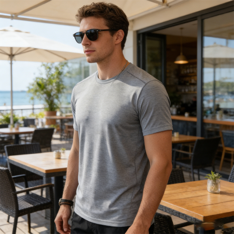 💪🔥Schnelltrocknendes Funktions-T-Shirt für Herren für das Fitnessstudio