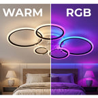 RGB-Deckenventilator mit Beleuchtung und Fernbedienung
