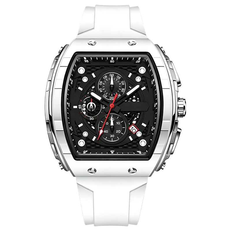⌚ 50% RABATT! 🏁 Herren-Chronograph mit Silikonarmband – Stoppfunktion, wasserdicht & sportlich-elegantes Design – perfekt für den aktiven Alltag oder besondere Anlässe 💪