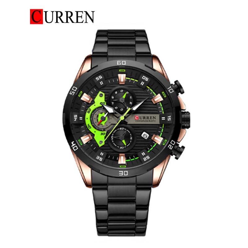 CURREN 8402 Herrenuhr aus Edelstahl
