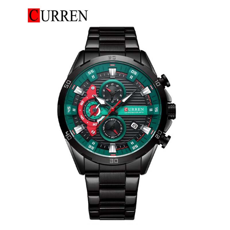 CURREN 8402 Herrenuhr aus Edelstahl